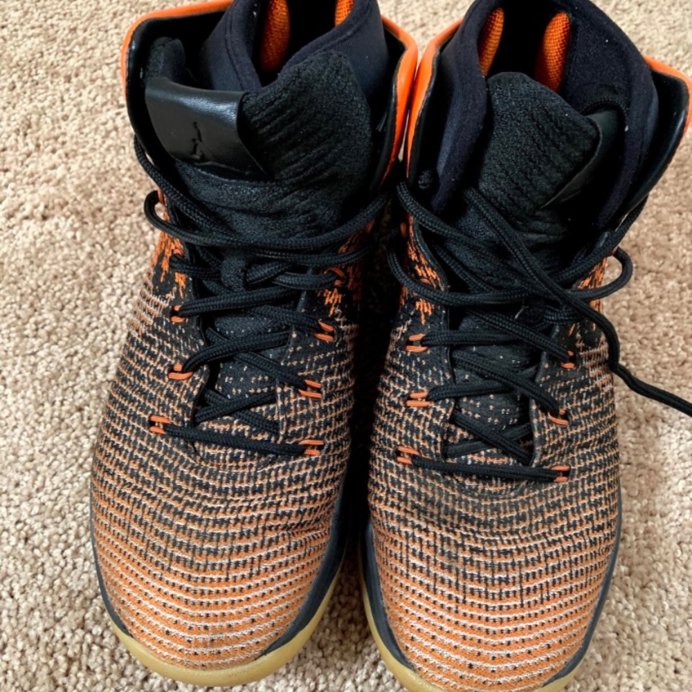 Orange& Blk Jordan’s